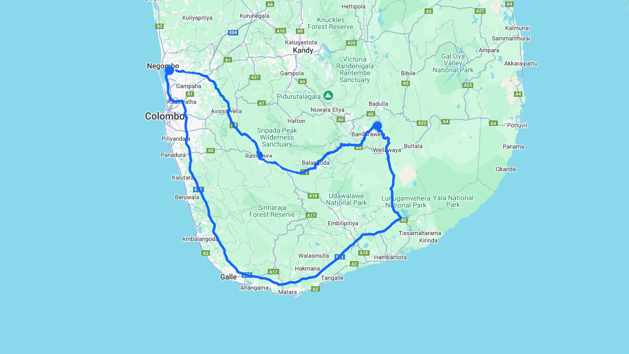 Ella City to Colombo (CMB) Airport Private Transfer