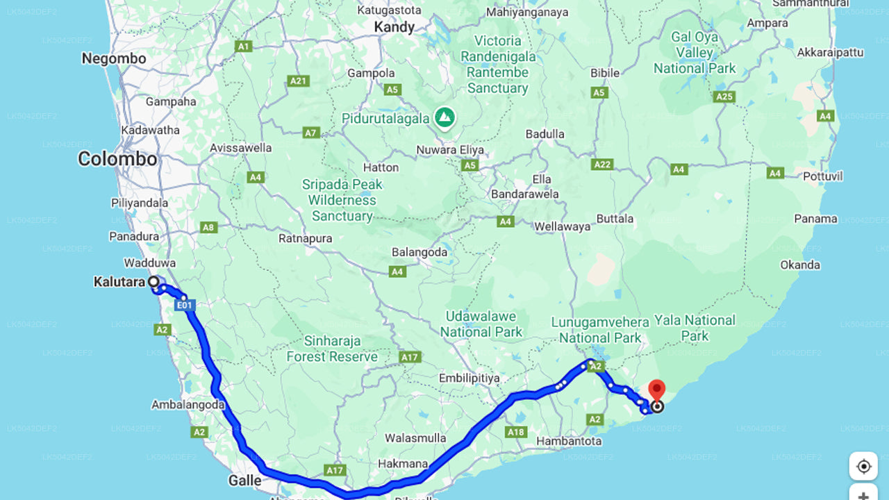 Yala Nationaal Park Safari vanuit Kalutara