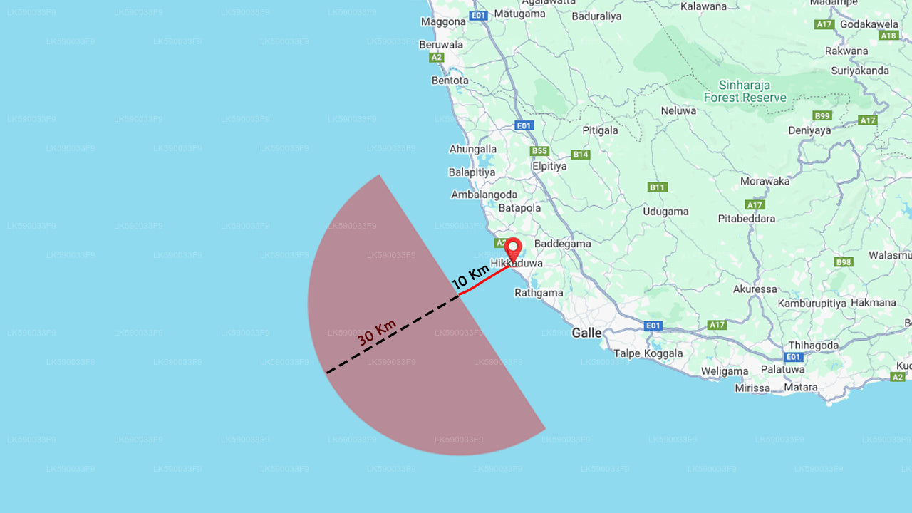 Diepzeevistocht per boot vanuit Hikkaduwa