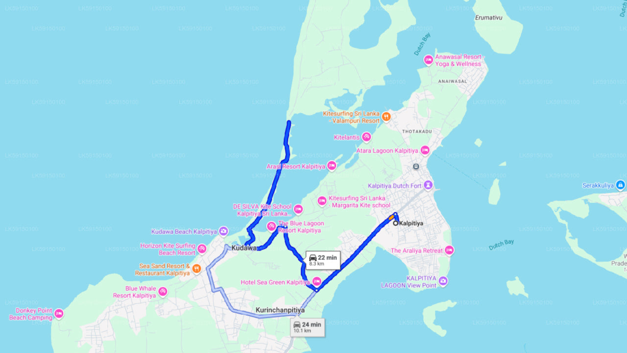 Diepzeevisboottocht vanuit Kalpitiya