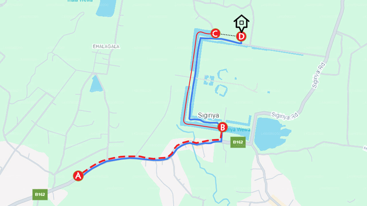 Rondleiding en lunch door het dorp Sigiriya