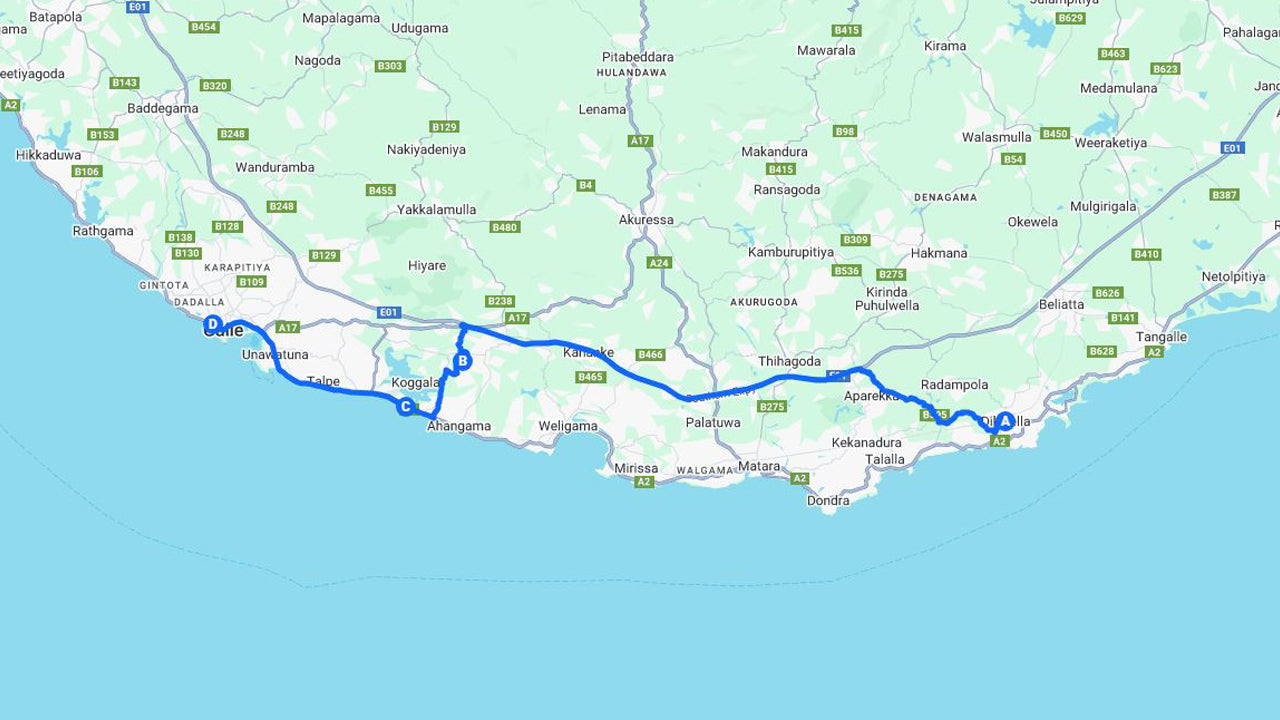 Hoogtepunten van de Zuidkust vanuit Dikwella