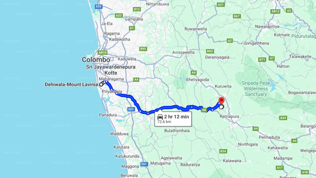 Ontdek edelsteenmijnen in Ratnapura vanaf Mount Lavinia