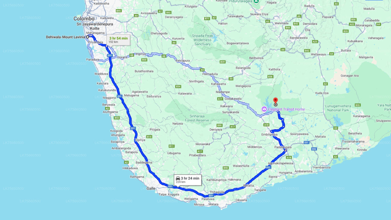 Vogelsafari in het Udawalawe National Park vanaf Mount Lavinia