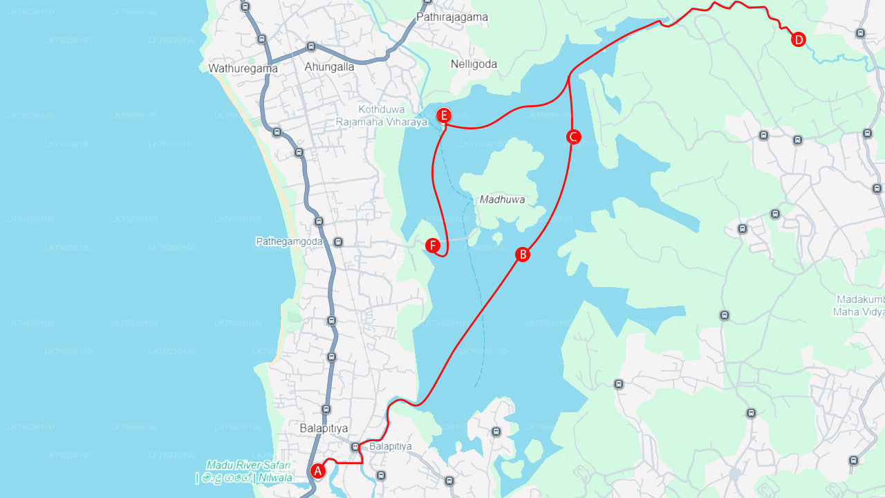 Stadsrondleiding Bentota vanuit Kalutara