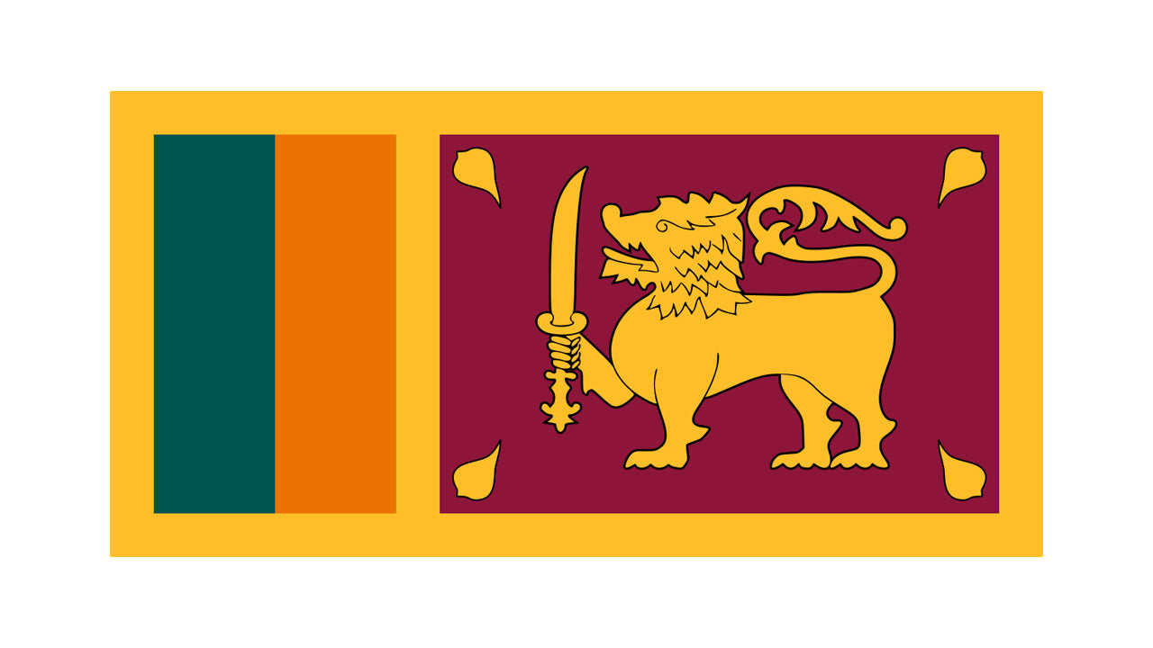 Nationale vlag van Sri Lanka