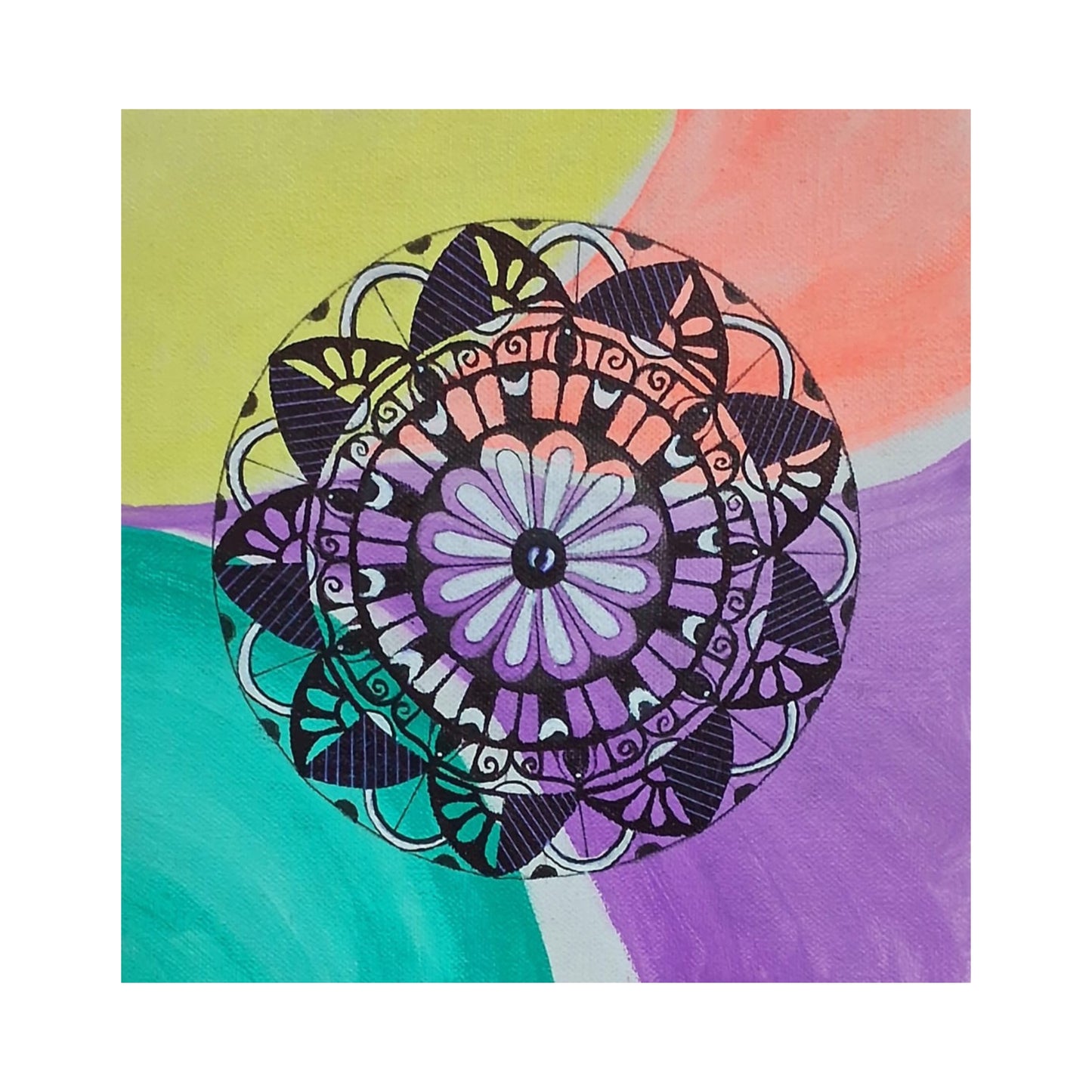 Lakpura® Mandela Wandkunst (Ontwerp A)