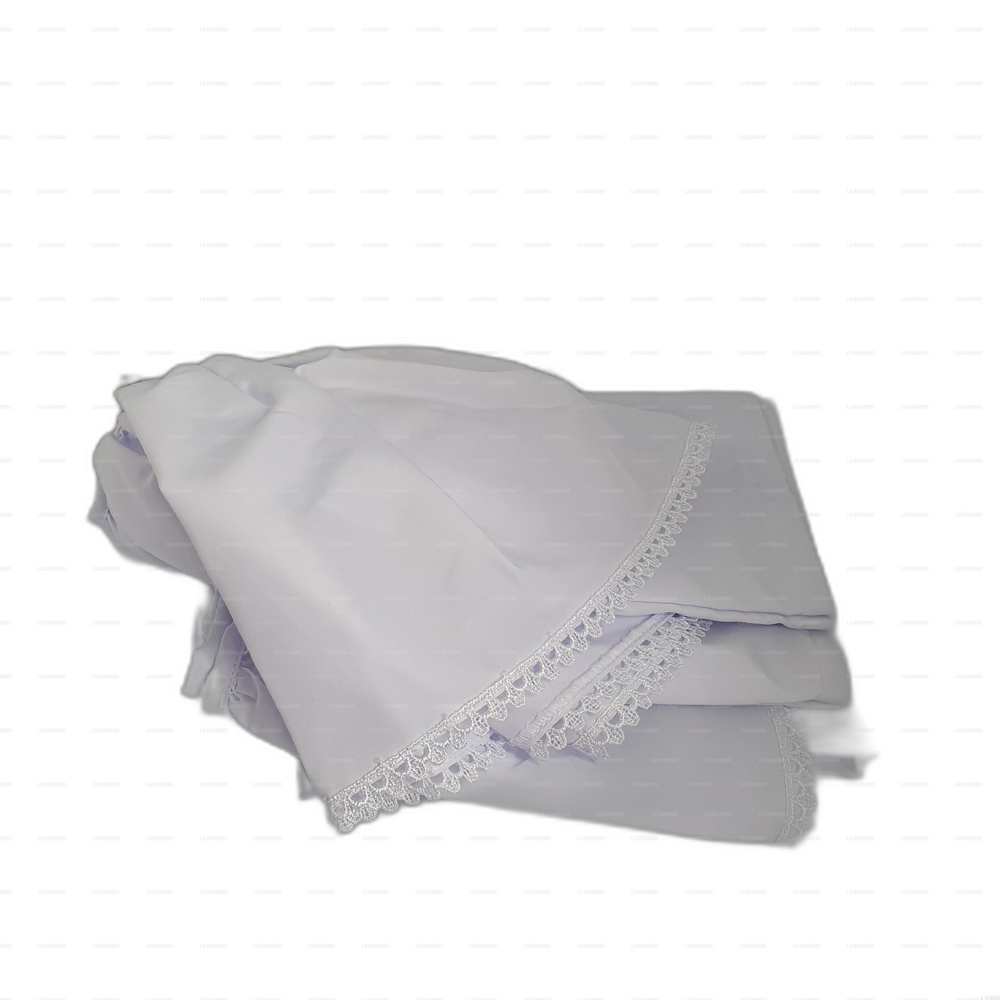 Lakpura® Kinder Witte Lamasaree (Half Saree)