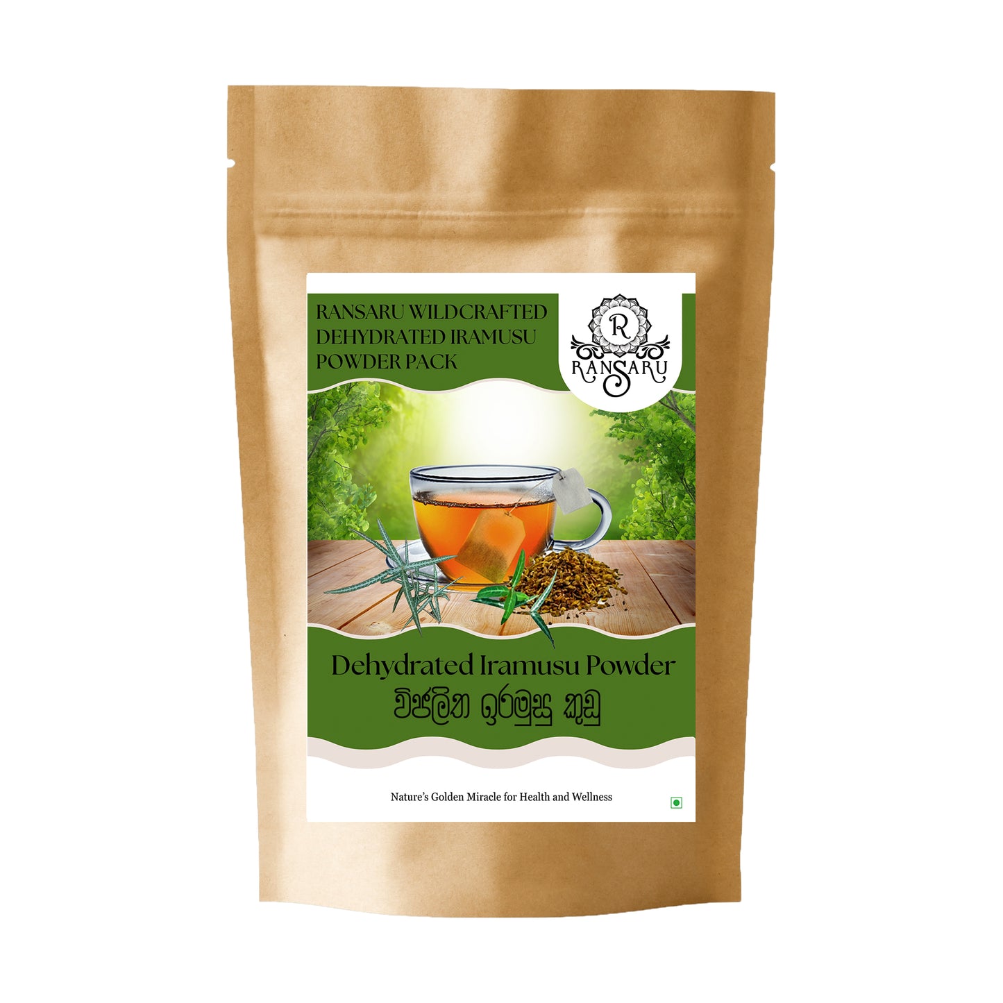 Ransaru Wildcrafted Dehydrated Iramusu Powder Pack