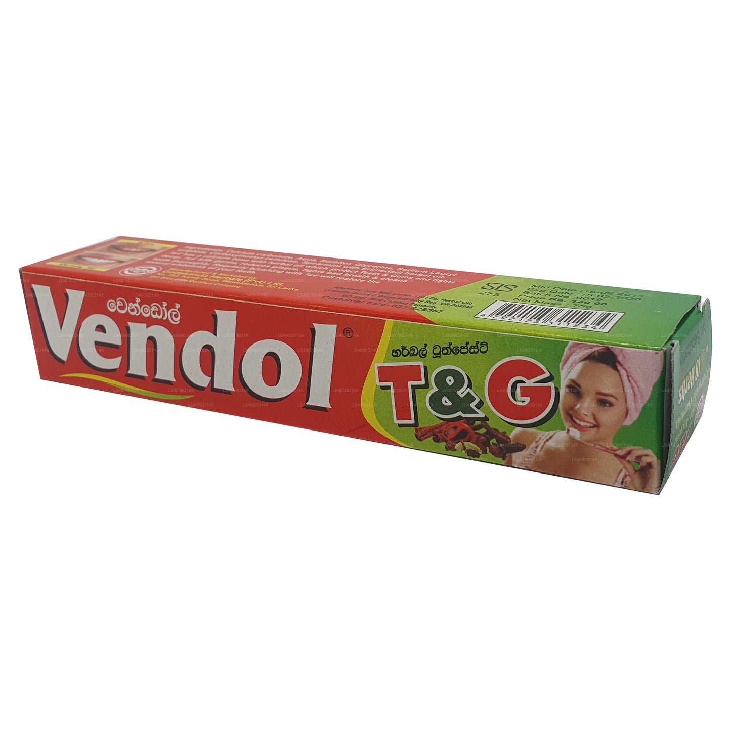 Vendol T en G Tandpasta (135 g)