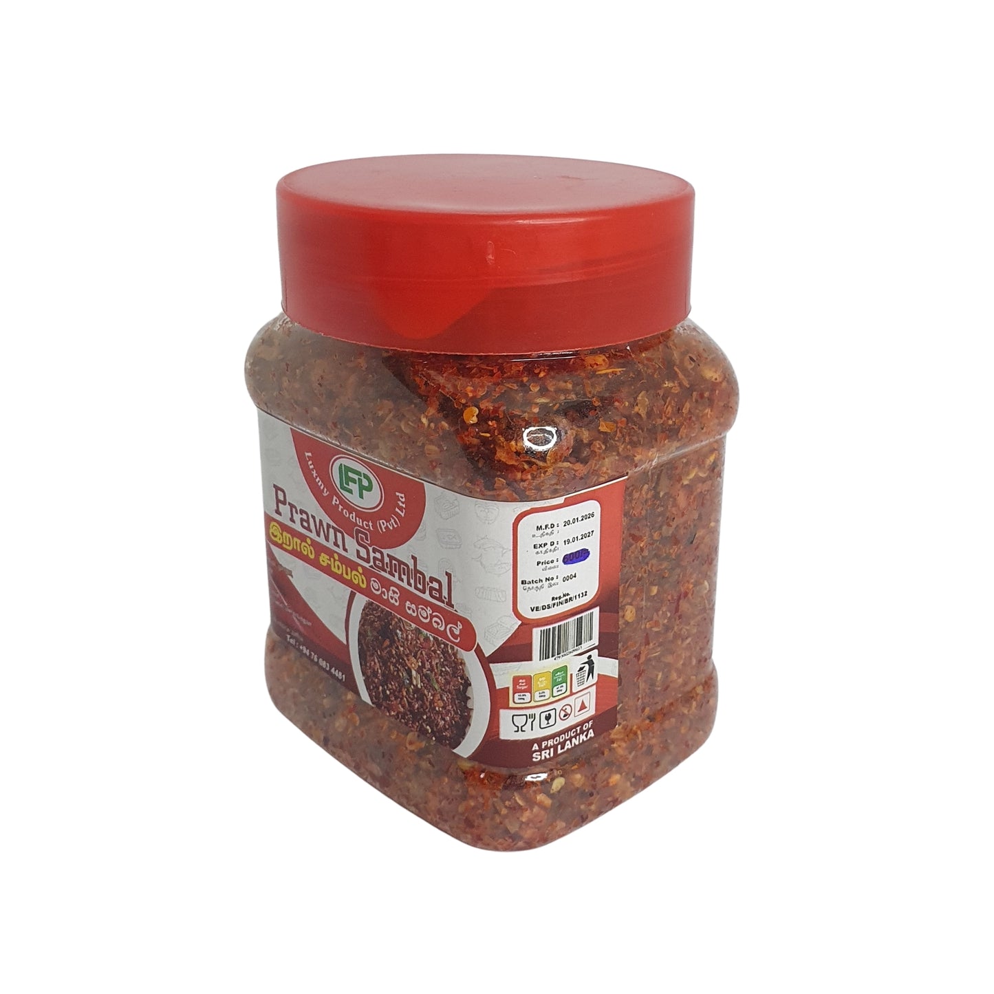 Luxmy Garnalen Sambal (200 g)