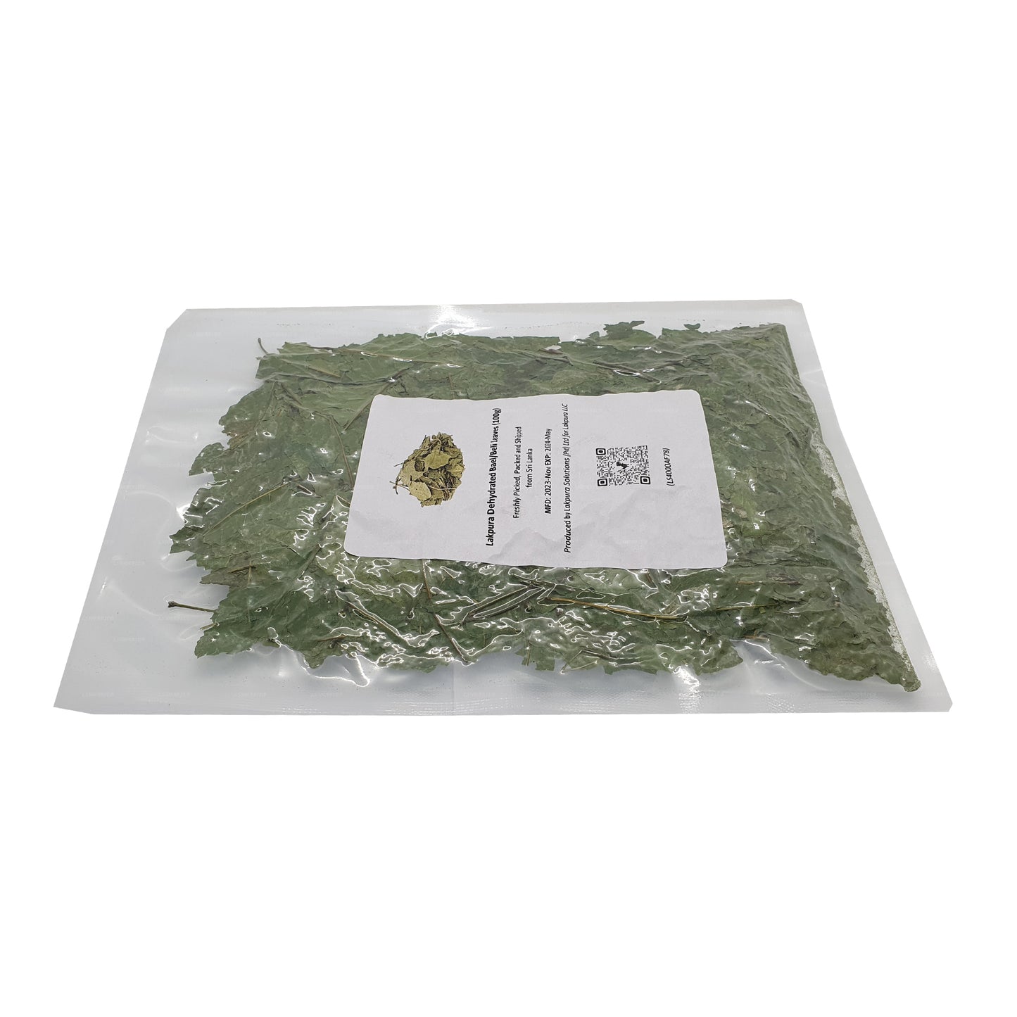 Lakpura Gedehydrateerde Bael/Beli-bladeren