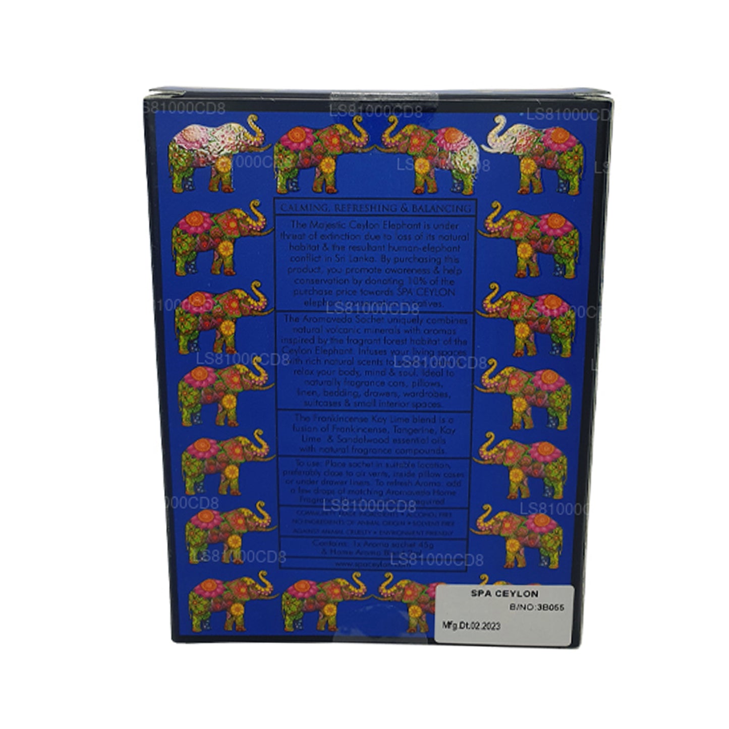 Spa Ceylon Ceylon Frankincense voor limoenolifant Aromaveda Sachet