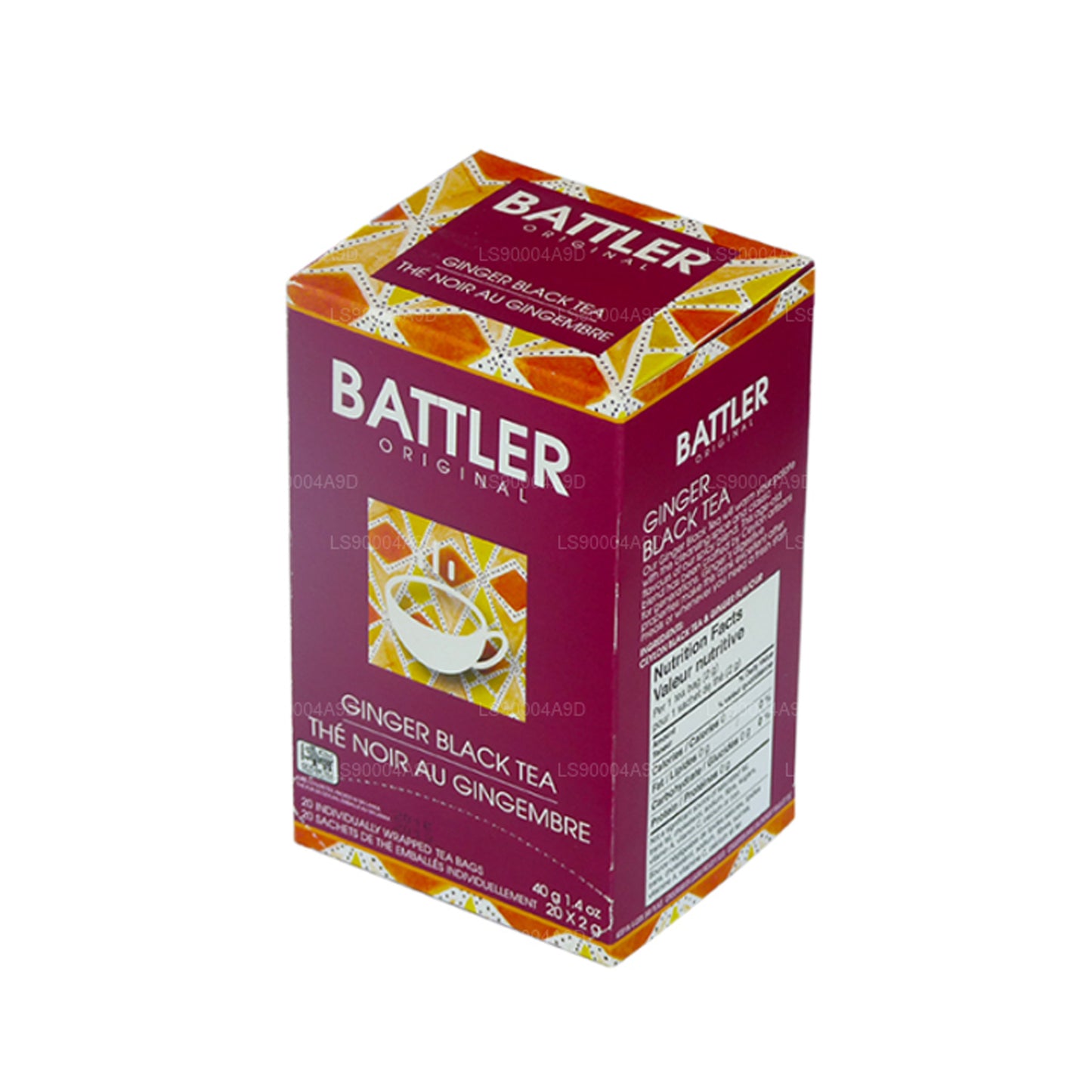Battler Original Ginger Black Tea (40 g) 20 theezakjes
