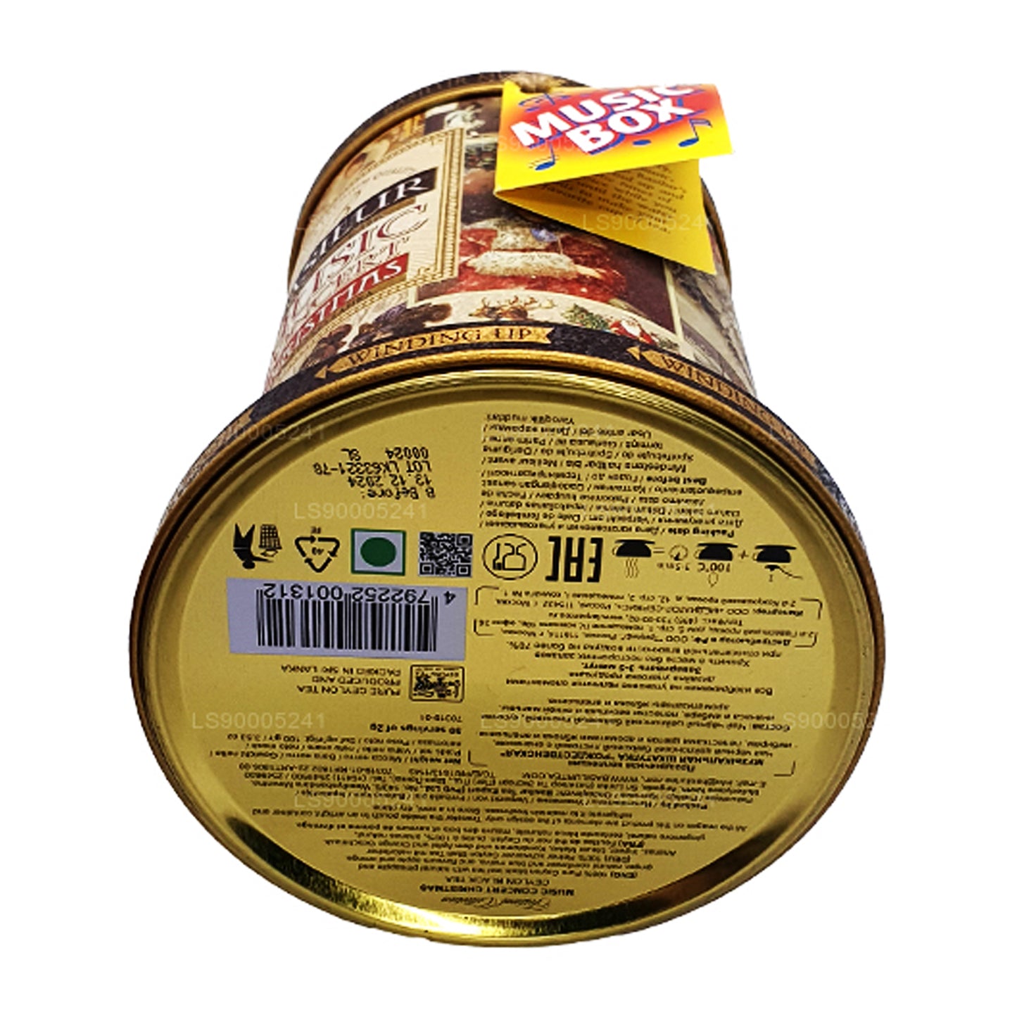 Basilur Festival „Muziekconcert - Kerstmis” (100 g) Caddy