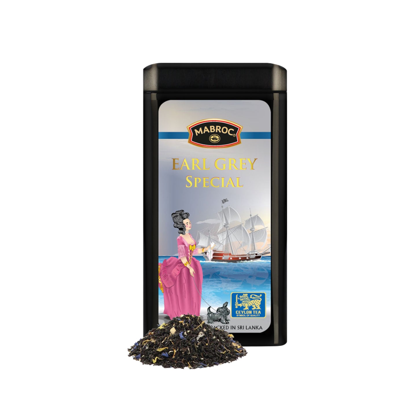 Mabroc Earl Grey Speciale Losse Thee in een Blik (150g)