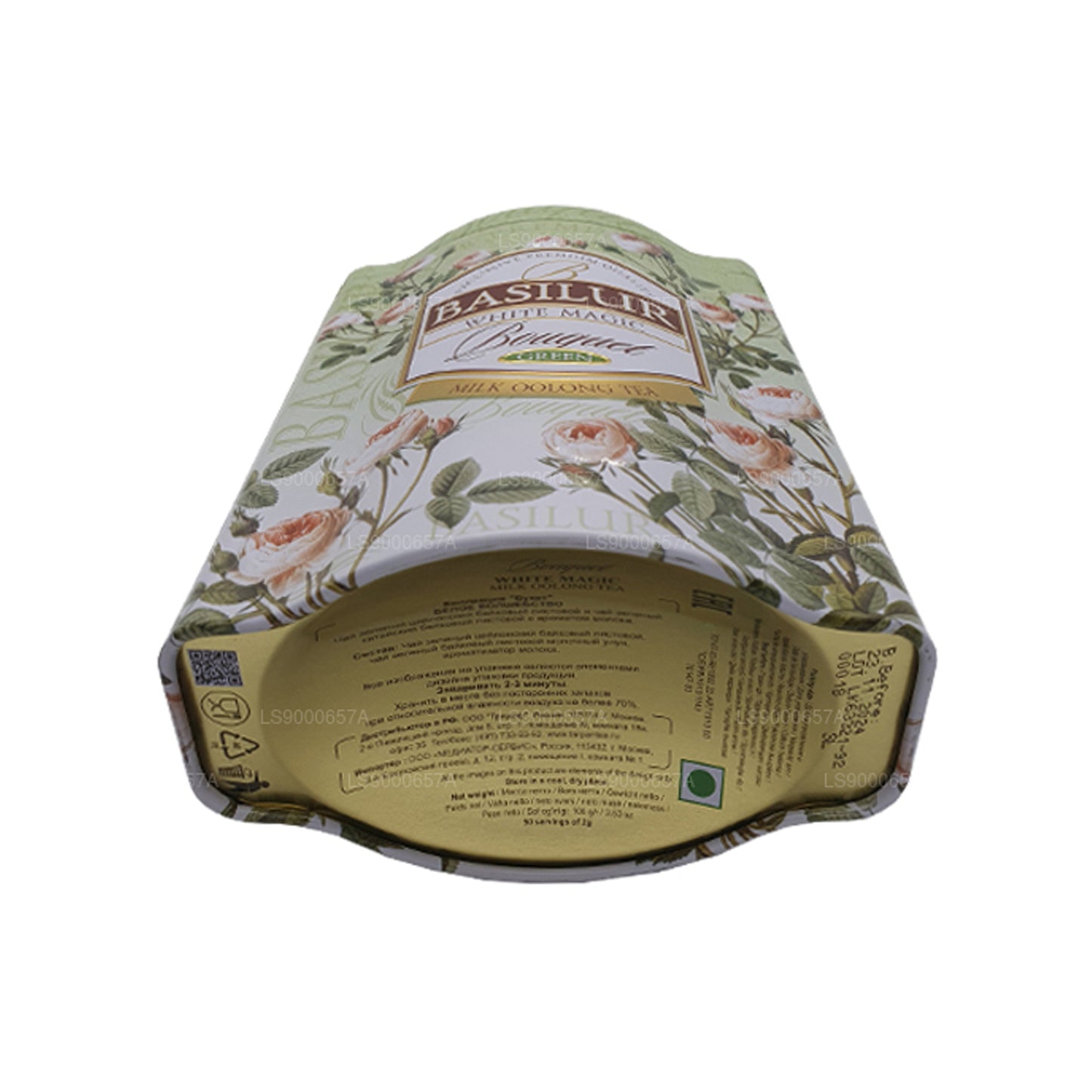 Basilur White Magic Bouquet met groene caddy (100 g)