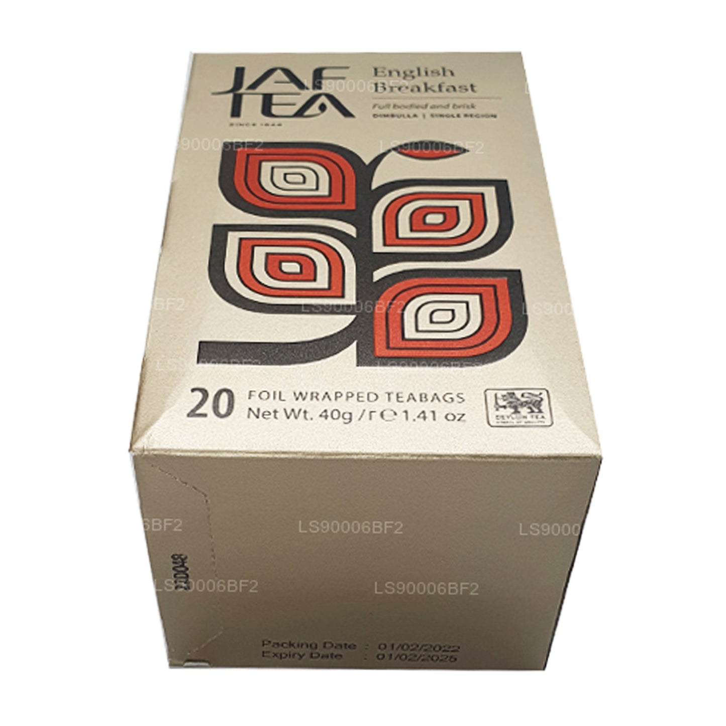 Jaf Tea English Breakfast (40 g) 20 theezakjes