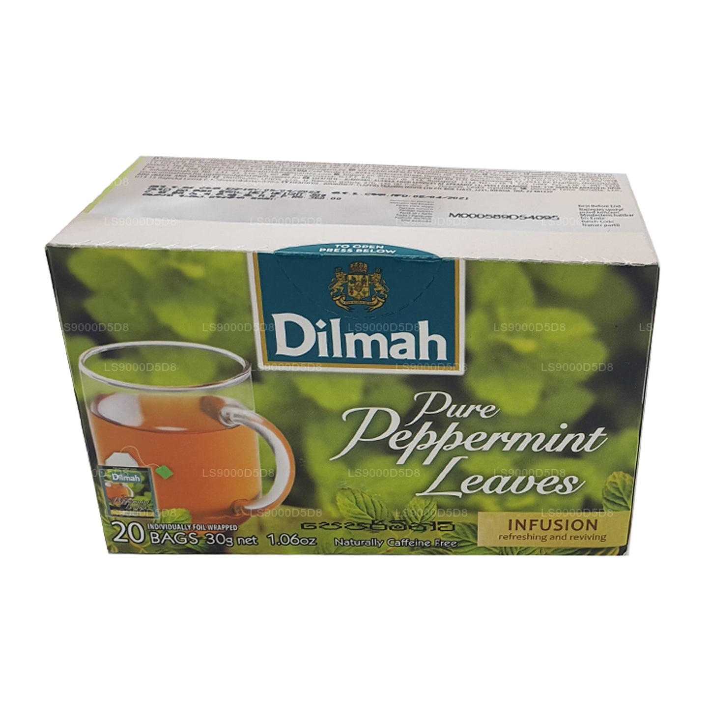 Dilmah Pure Peppermint Leaves (30 g) 20 theezakjes