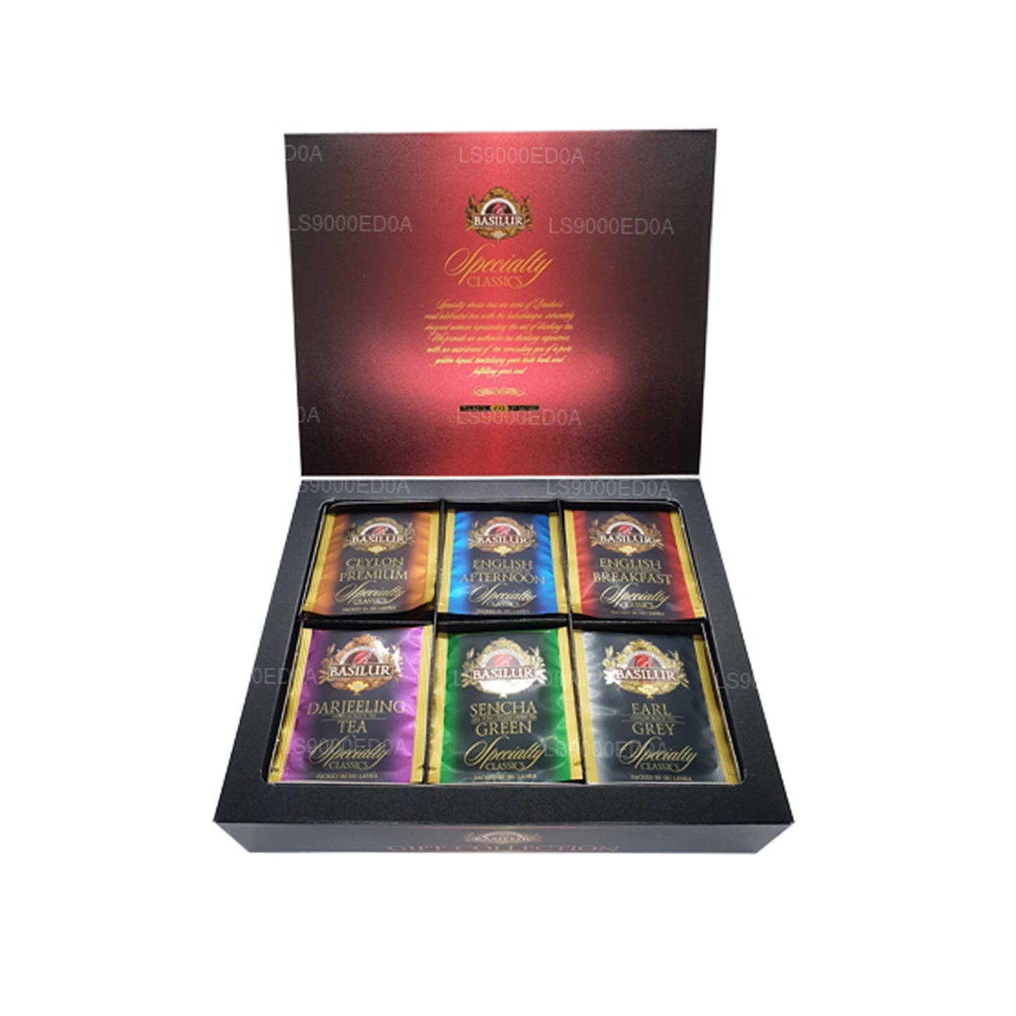 Basilur Giftbox Assorted Specialty Classics (115 g) 60 theezakjes met envelop