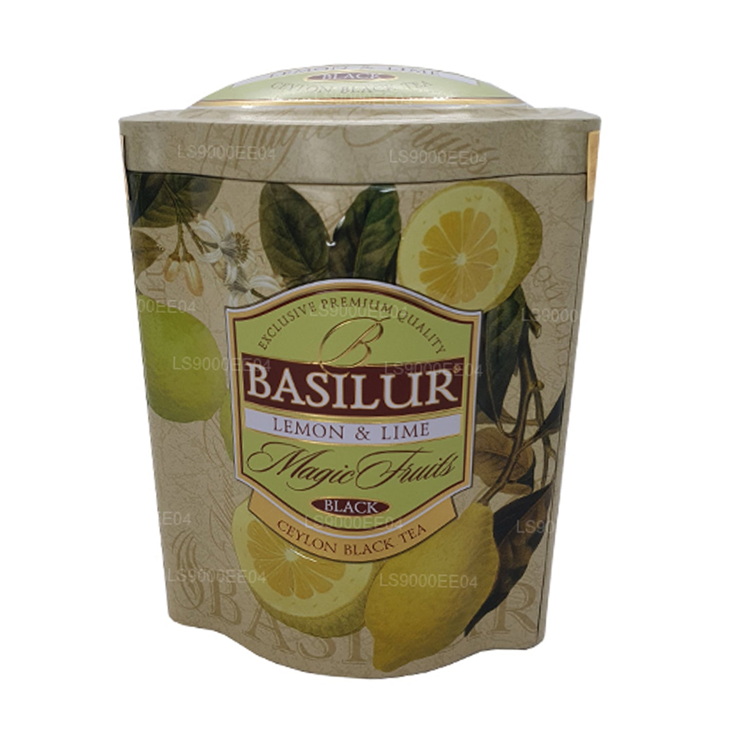 Basilur Magic Fruits Citroen en limoen (100 g) Tin Caddy