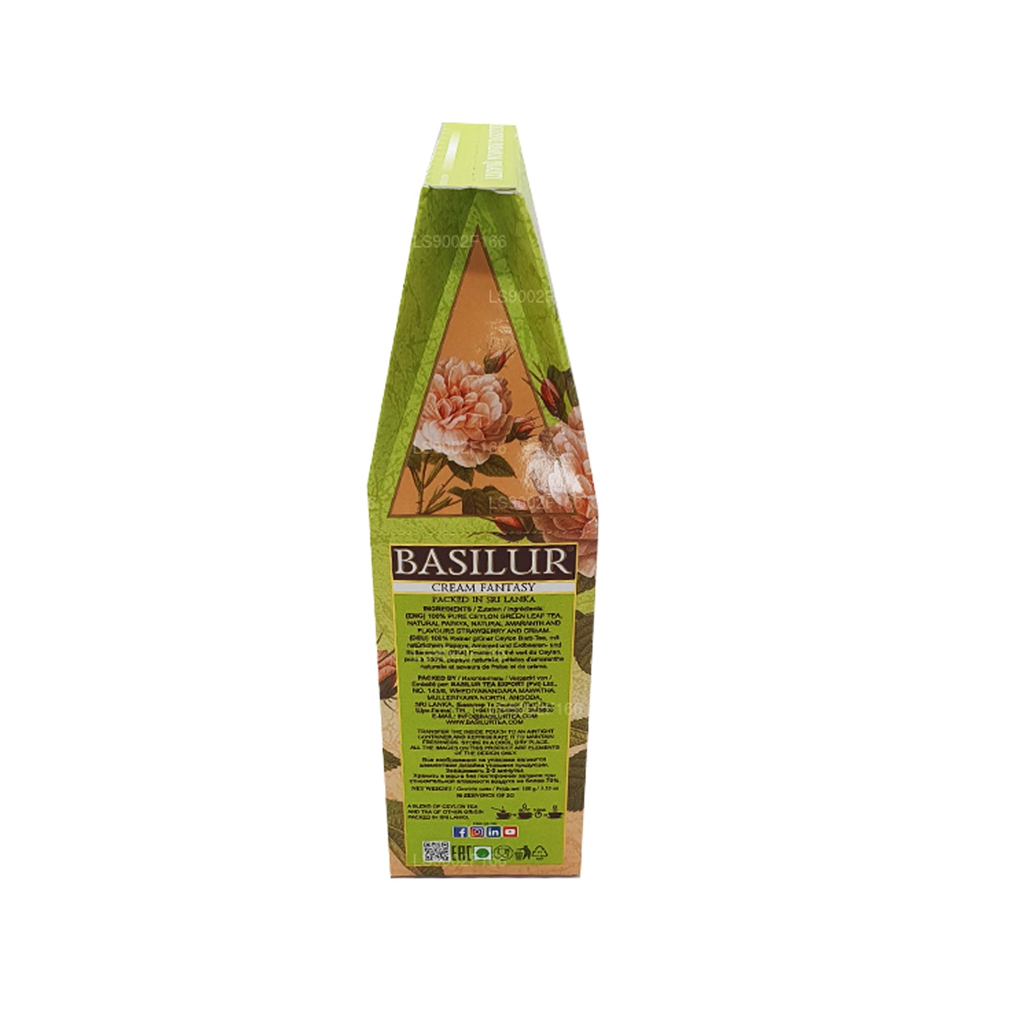 Basilur Cream Fantasy Ceylon groene thee (100 g)