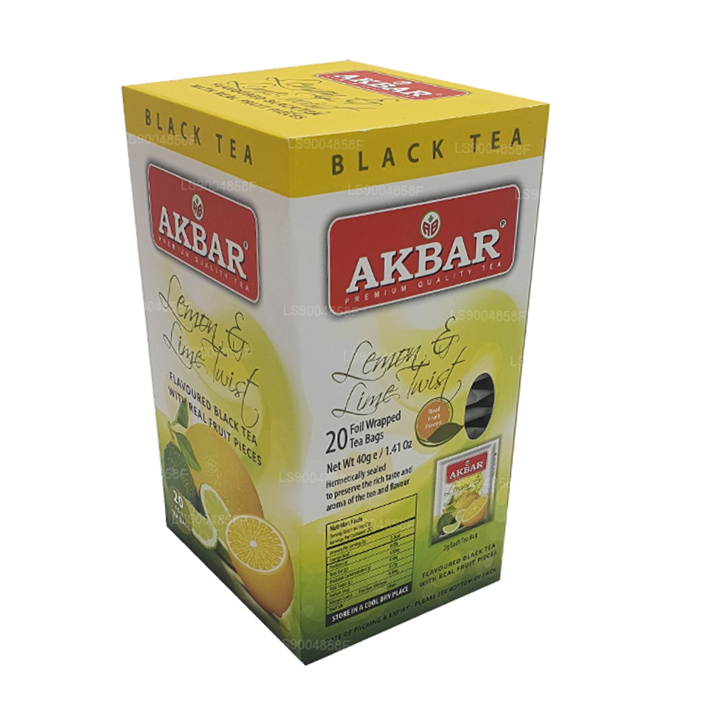 Akbar Twist thee met citroen en limoen (40 g) 20 theezakjes
