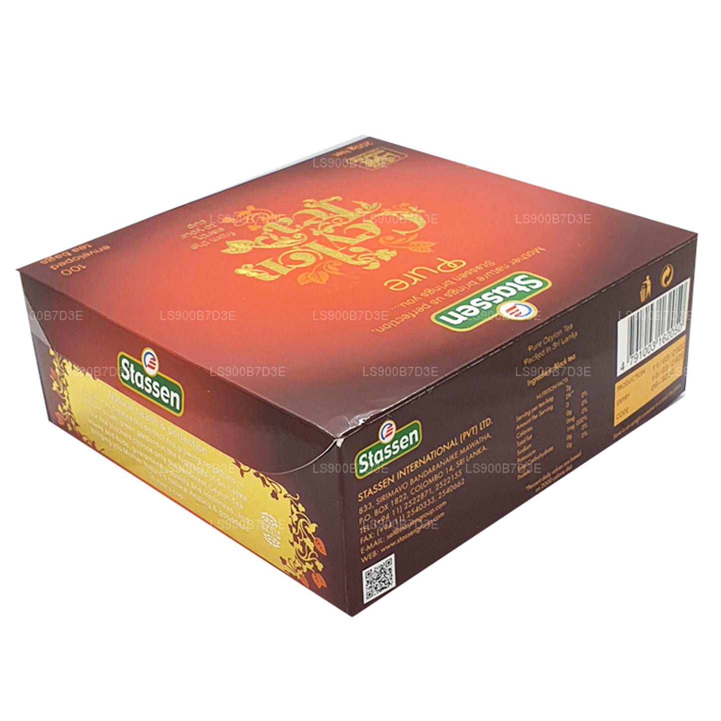 Stassen Pure Ceylon zwarte thee (200 g) 100 theezakjes
