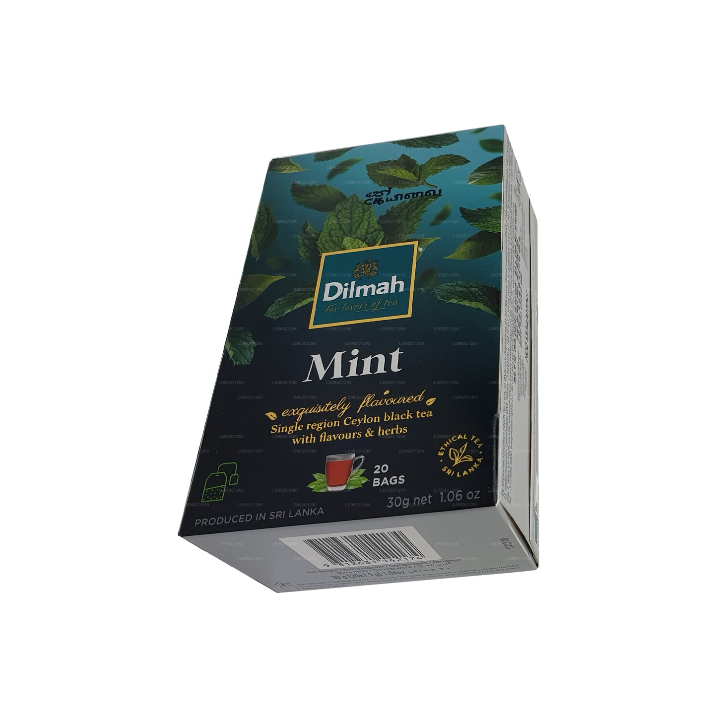 Ceylon zwarte thee met dilmah-muntsmaak (30 g)