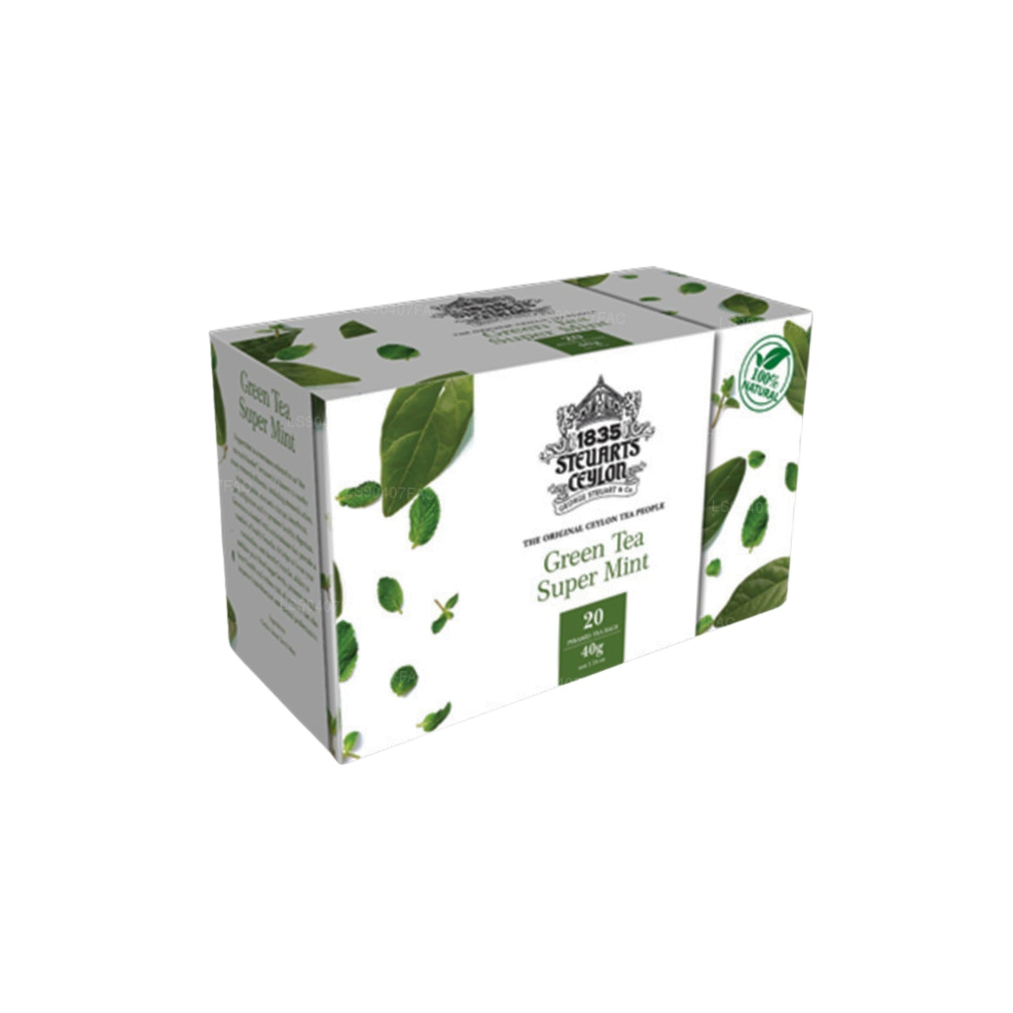 George Steuart Groene Thee Super Mint (40g) 20 Theezakjes