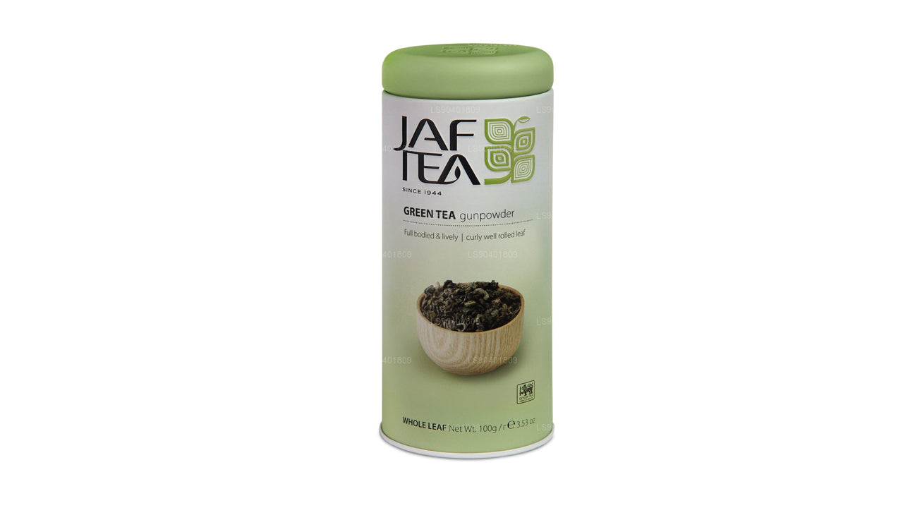 Jaf Tea Pure Green Collection busje met pistoolpoeder (100 g)