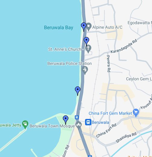 Beruwala Accommodation Transfers