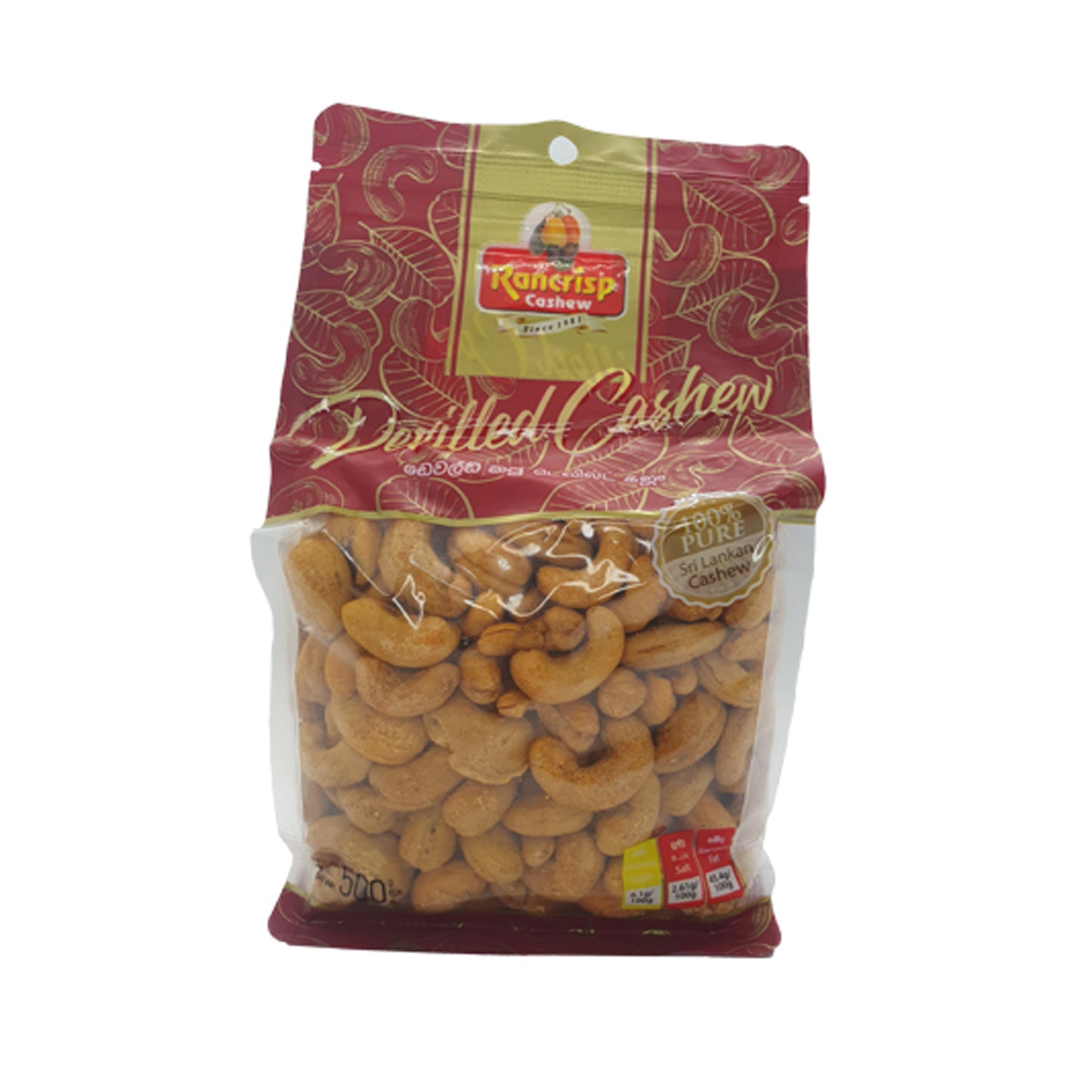 Rancrisp Cashewnoten met vulling