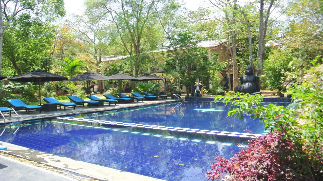 Eco-dorp met bloementuin, Sigiriya