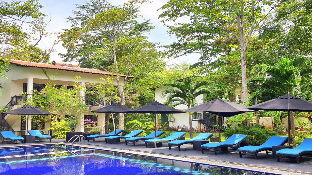 Eco-dorp met bloementuin, Sigiriya