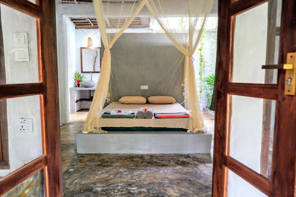 Dreamtime Cabanas bevindt zich in Hikkaduwa.