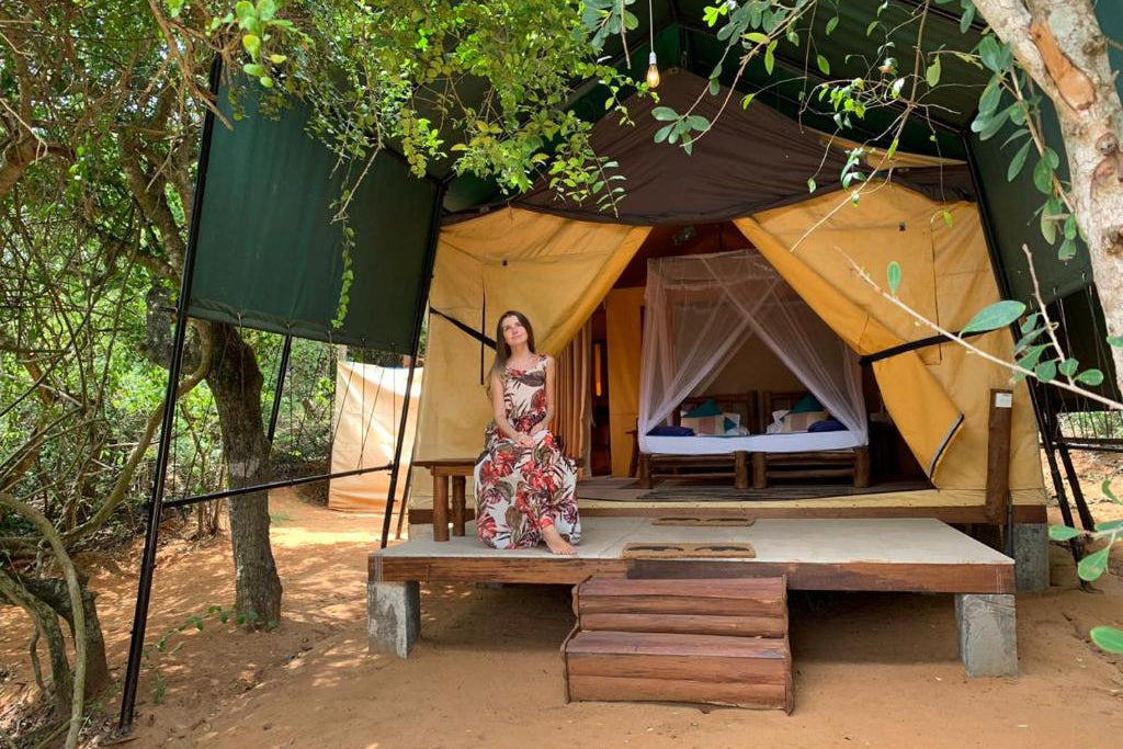 Achterkant van Beyond Dune Camp Yala, Yala