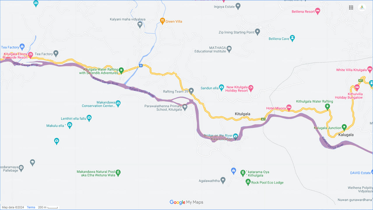 Wildwaterraften vanuit Kitulgala (5 km)