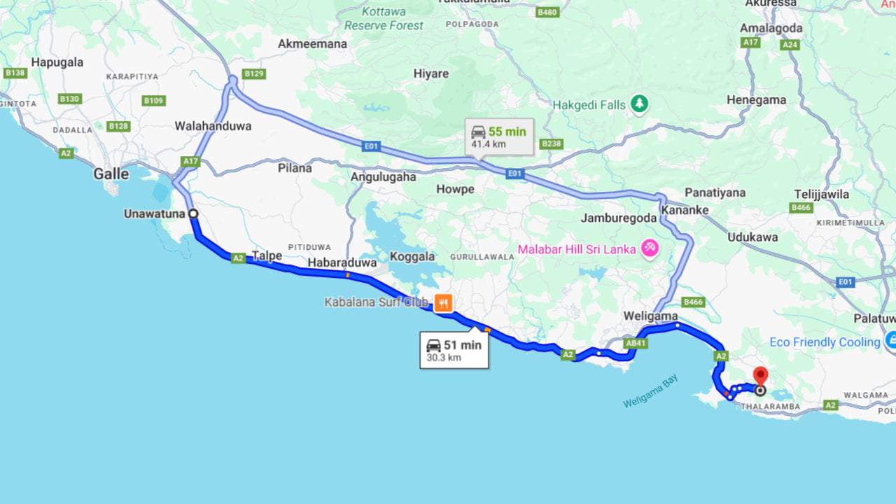 Walvisspotten vanuit Unawatuna op een gedeelde boot