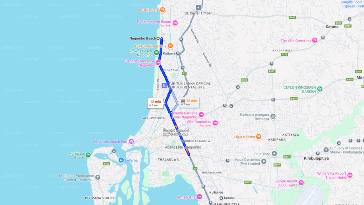 Snorkelen vanuit Negombo