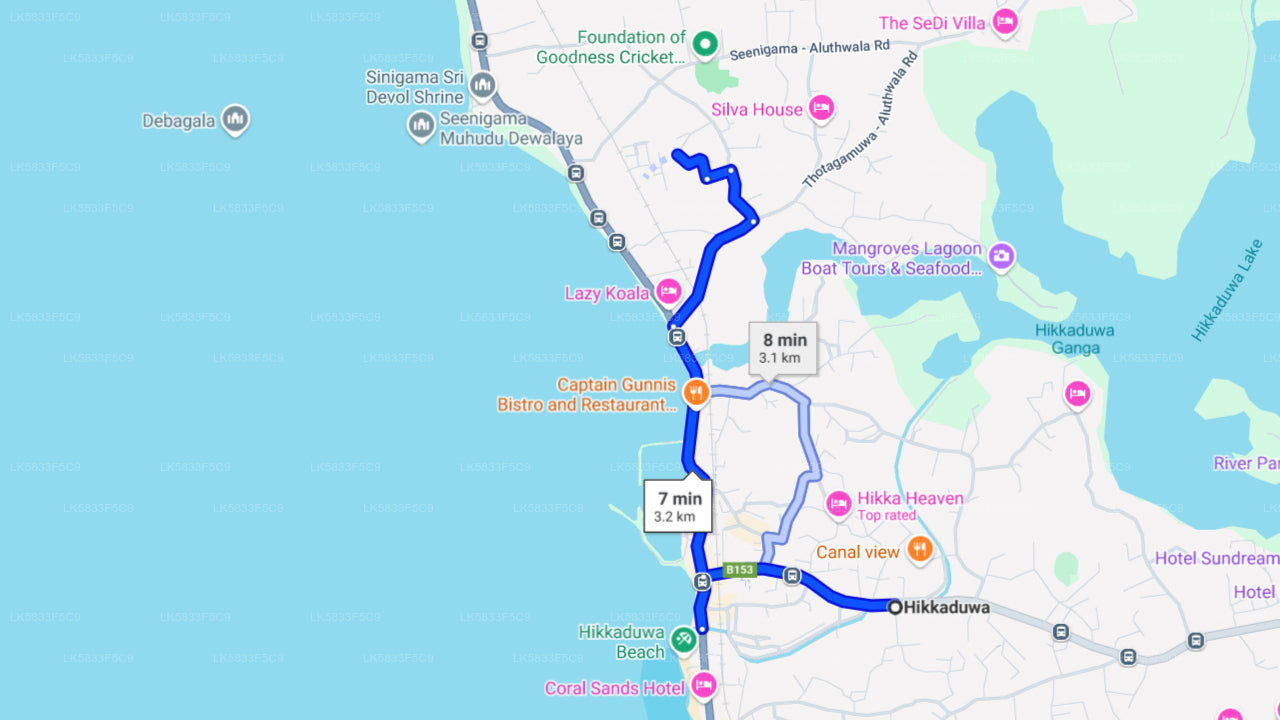 Snorkelen vanuit Hikkaduwa