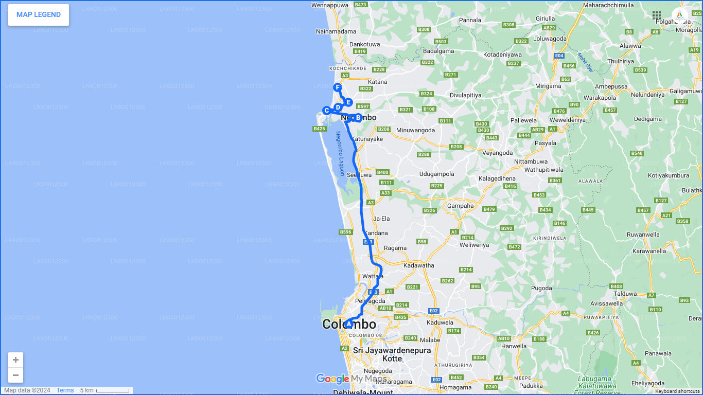 Negombo-stadstour vanuit Colombo