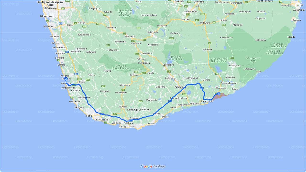 Bundala National Park Safari vanuit Ahungalla