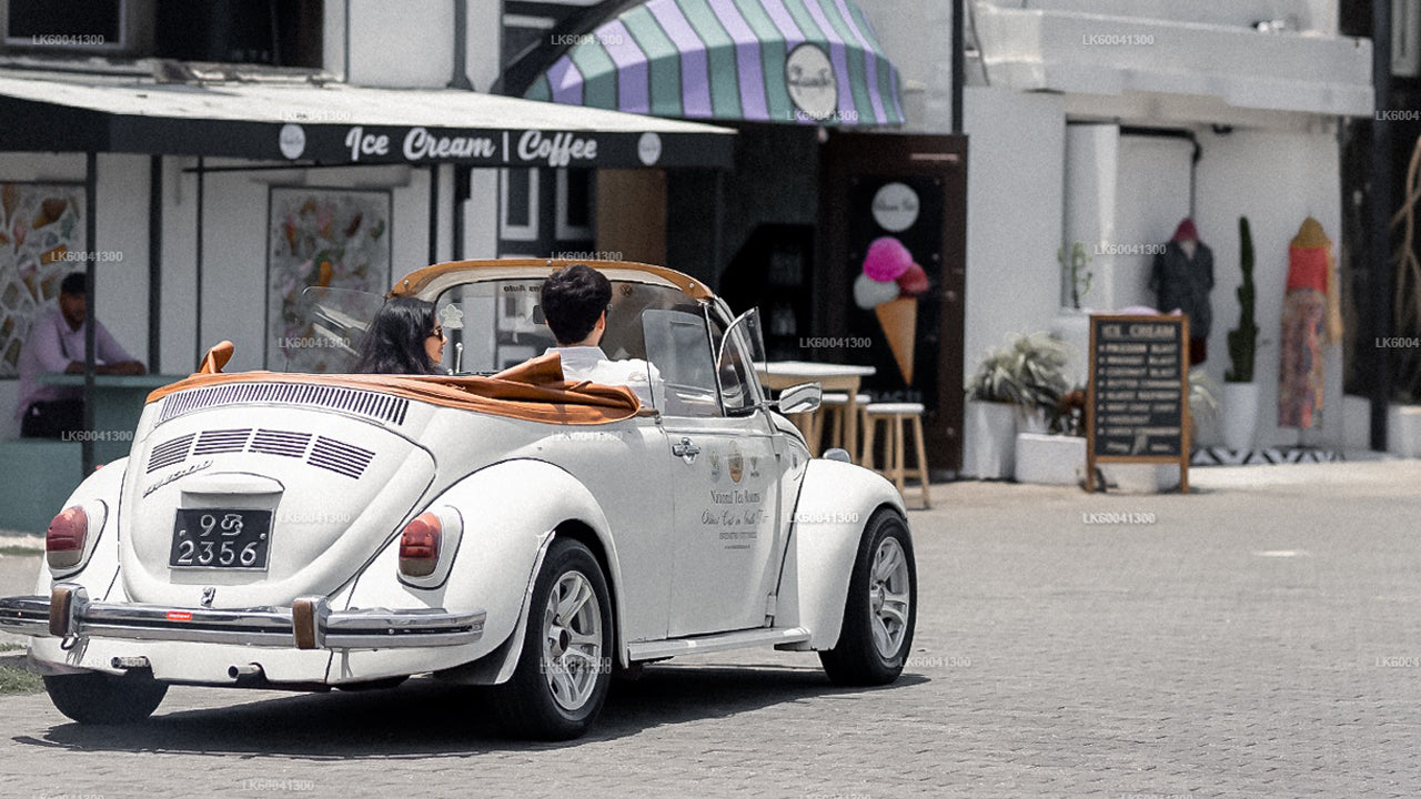 Tour door de stad Galle en het platteland in een klassieke auto