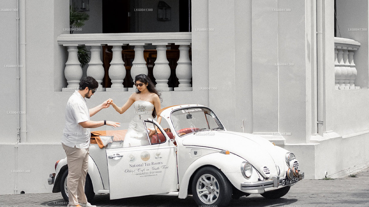 Tour door de stad Galle en het platteland in een klassieke auto