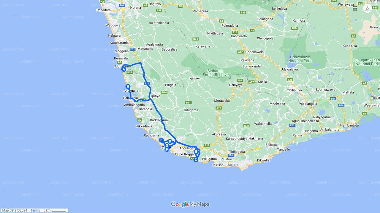 Hoogtepunten van de Zuidkust Tour vanuit Bentota