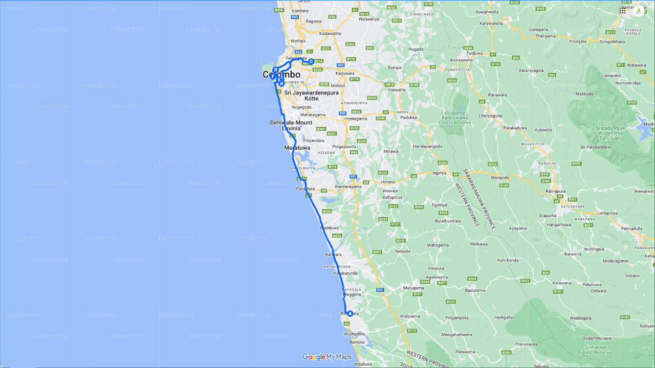 Stadsrondleiding Colombo vanuit Beruwala