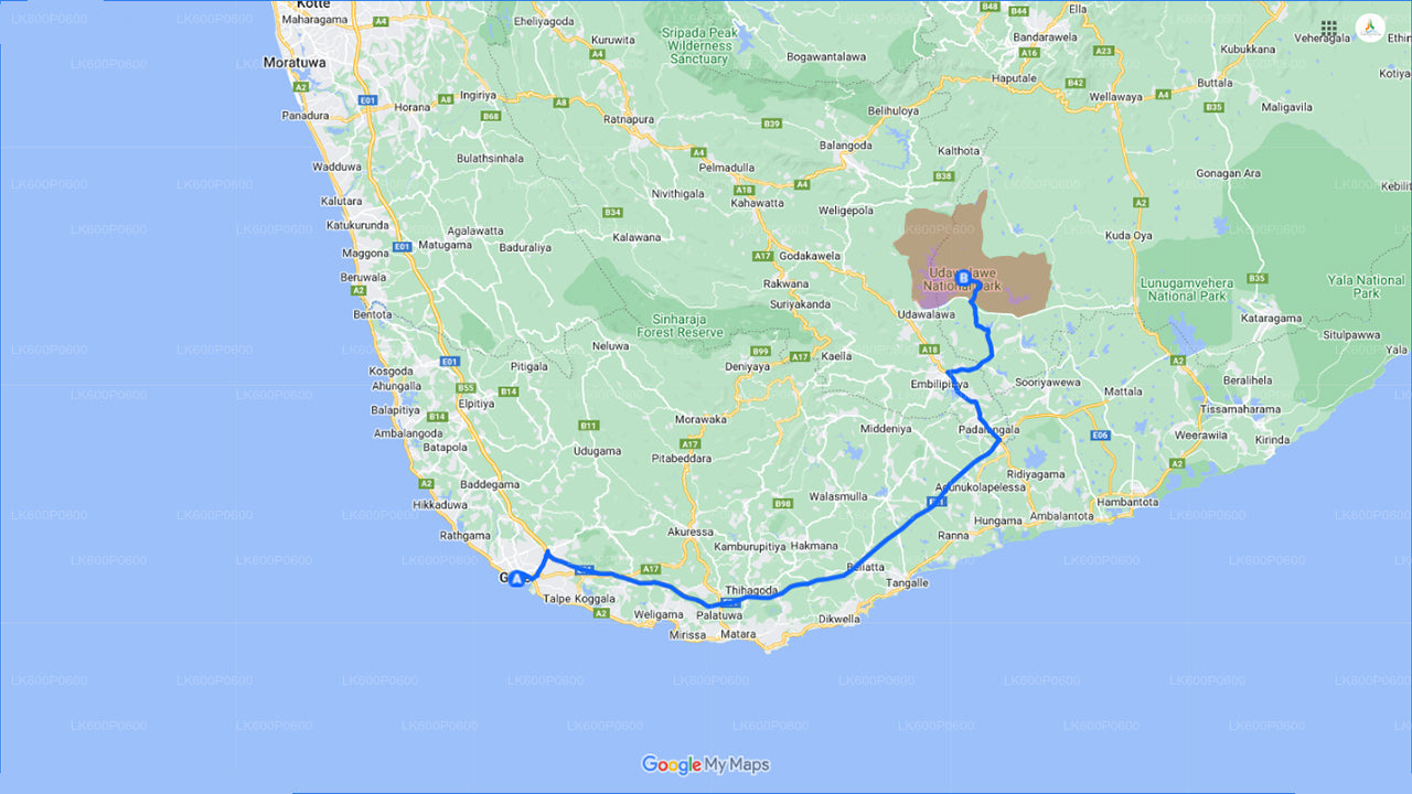 Udawalawe National Park Safari vanuit Galle