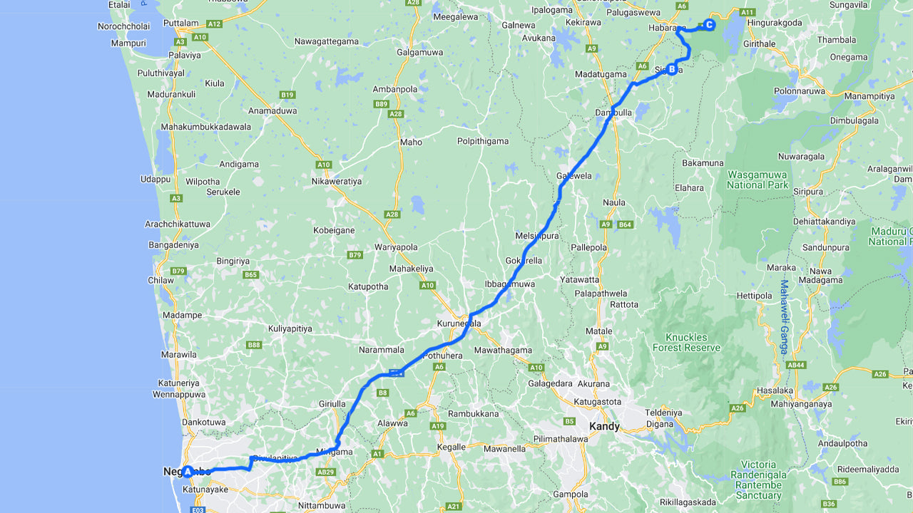 Sigiriya-rots en wilde olifantensafari vanuit Negombo