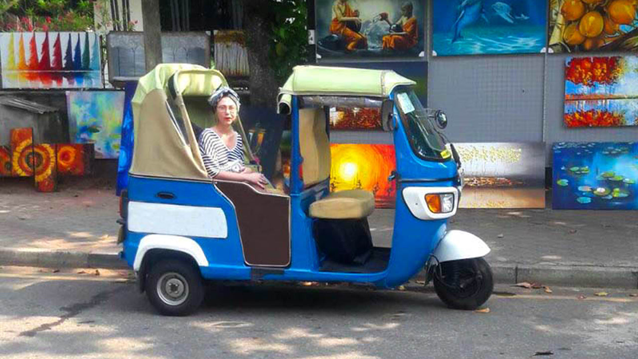 Safari met een tuktuk in Colombo